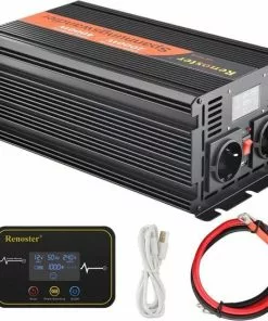 Nieuw 🎁 Edecoa Zuivere Sinus Omvormer 12V-230V - 2500/5000W 😉 -Kamperen-outdoor Verkoopwinkel 550x545 9