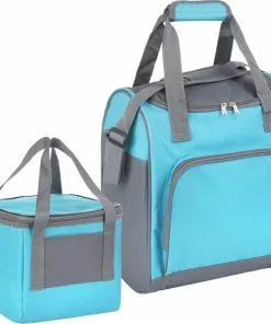 Promo ✨ Basis Sterke Koeltas Set | 25 + 10 Liter Coolerbag | Blauw 🛒