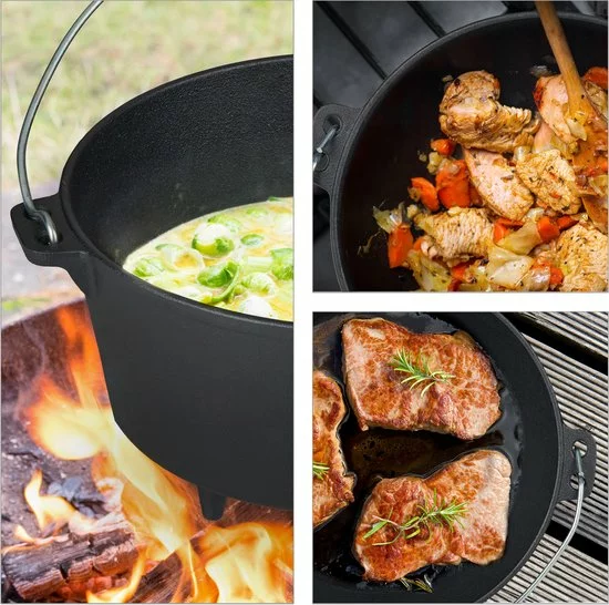 Coupon β Relaxdays Dutch Oven Bbq - 24 Cm - Gietijzeren Pan Met Deksel - Braadpan - Vuurpan Camping π₯ 5 Coupon β Relaxdays Dutch Oven Bbq - 24 Cm - Gietijzeren Pan Met Deksel - Braadpan - Vuurpan Camping π₯ - Afbeelding 5