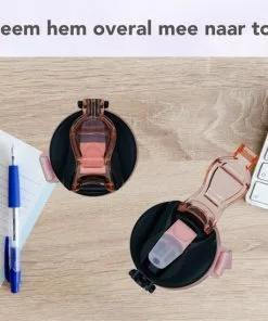 Beste Verkoop ⌛ Seniq Motivatie Waterfles - 1 Liter - Drinkfles Met Tijdmarkering - Rietje - Roze ⭐ -Kamperen-outdoor Verkoopwinkel 550x549 6