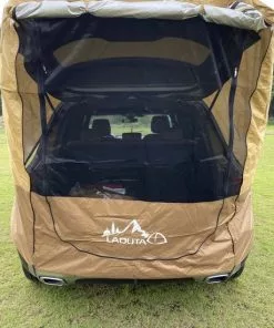 Flash-uitverkoop 👍 Temz® Auto Tent - Bustent - Kofferbak Tent - Autotent - Kleptent - Bus Tent - Tent Voor Auto - Campertent - Voortent Caravan - Camper Tent - Tent - Tent Kofferbak - Bruin ⌛ -Kamperen-outdoor Verkoopwinkel 550x550 211