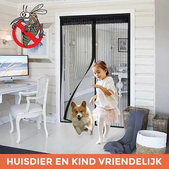 Uitgang βοΈ Nince Vliegengordijn - Deurhor - Deurgordijn - Maat 100 X 210 π 2 Uitgang βοΈ Nince Vliegengordijn - Deurhor - Deurgordijn - Maat 100 X 210 π - Afbeelding 2