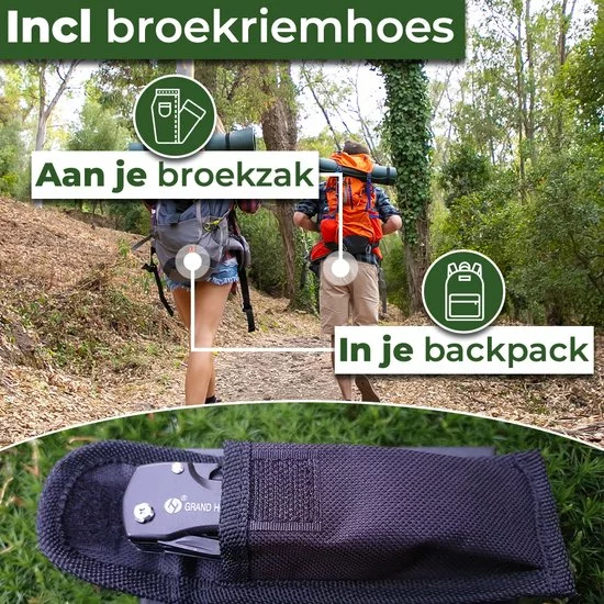 Goedkoop β Survival Zakmes - Multitool - 15 Functies - Zwart - In Giftbox - By Grand Harvest π 2 Goedkoop β Survival Zakmes - Multitool - 15 Functies - Zwart - In Giftbox - By Grand Harvest π - Afbeelding 2