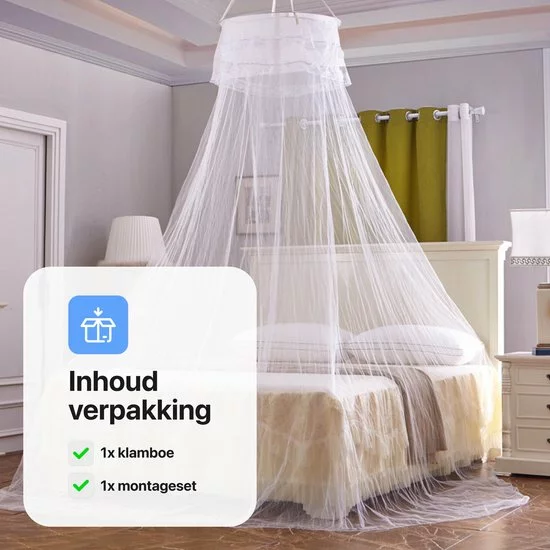 Coupon π― Tavaro XL Klamboe - Muggennet Geschikt Voor 2 Persoons Bed - Voor Op Reis Of Thuis - Wit π 6 Coupon π― Tavaro XL Klamboe - Muggennet Geschikt Voor 2 Persoons Bed - Voor Op Reis Of Thuis - Wit π - Afbeelding 6