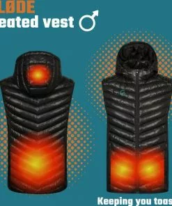 Goedkoop ⌛ Gløde GLØDE Elektrische Verwarmde Kleding Bodywarmer Heren Vest Met Accu ⭐