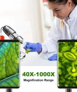 Top 10 ✔️ A.K.A. USB Microscoop Camera 40X Tot 1000X - Digitale Microscoop Met Metalen Stand & Draagtas Compatibel Met Android Windows 7 8 10 Linux Mac, Draagbare Microscoop Camera Voor Kinderen Stude 🔔 -Kamperen-outdoor Verkoopwinkel 550x550 378