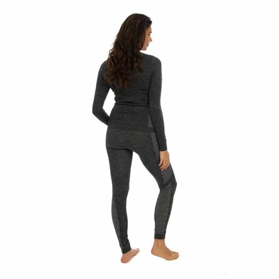 Groothandel π Merkloos Thermo Onderkleding Set Voor Dames Zwart Melange - Maat L - π Shirt Lange Mouw En Broek - Wintersport Kleding - Thermokleding π 2 Groothandel π Merkloos Thermo Onderkleding Set Voor Dames Zwart Melange - Maat L - π Shirt Lange Mouw En Broek - Wintersport Kleding - Thermokleding π - Afbeelding 2
