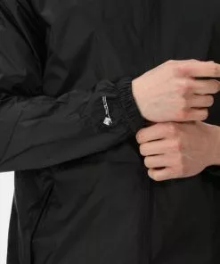 Goedkoop ❤️ Regatta Pack It III Jas - Heren - Zwart 🥰 -Kamperen-outdoor Verkoopwinkel 550x550 400