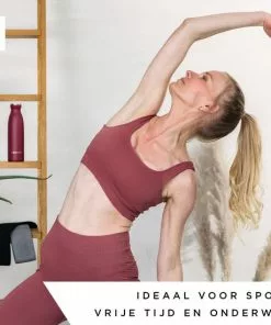 Coupon 👏 LARS NYSØM Roestvrijstalen Drinkfles 'Ren' 750ml Berry ❤️ -Kamperen-outdoor Verkoopwinkel 550x550 428