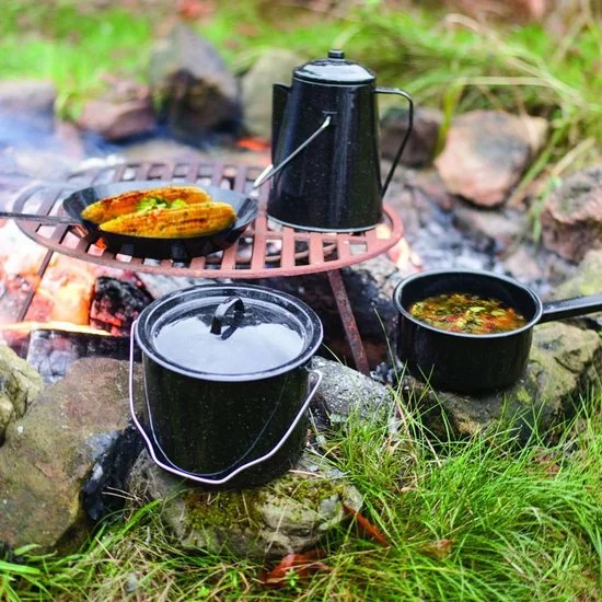 Goedkoop π Esschert Design Pannenset Kampvuur - 4 Delig - Outdoor - Metaal π 10 Goedkoop π Esschert Design Pannenset Kampvuur - 4 Delig - Outdoor - Metaal π - Afbeelding 10