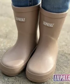 Goedkoopste 😀 LilPataz Rainboot - Regenlaars Kinderen - Jongens Meisjes - Beige Sand - Kinder Regenlaarzen - Maat 23 ✨ -Kamperen-outdoor Verkoopwinkel 550x550 49