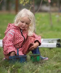 Goedkoop 🛒 Ducksday Regenpak Voor Kinderen Unisex - Funky Red - 98/104 🔔 -Kamperen-outdoor Verkoopwinkel 550x550 533