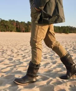 Top 10 😍 Travelin' Sweden Heren Outdoorlaarzen - Waterdicht En Ademend - Wol Gevoerde Wandellaars - Zwart Leer - Maat 40 🎁 -Kamperen-outdoor Verkoopwinkel 550x550 549