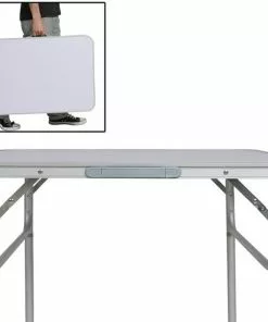 Uitgang 🥰 Tectake - Campingtafel - 75 X 55 Cm - Grijs 🛒 -Kamperen-outdoor Verkoopwinkel 550x550 55