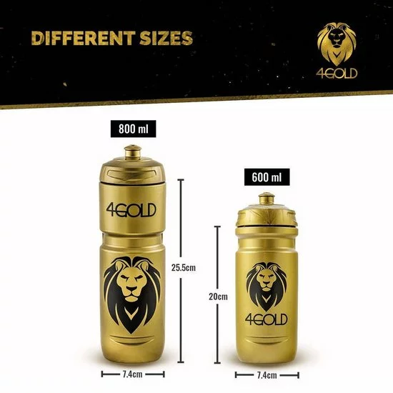 Aanbiedingen π₯ 4Gold Bidon/Bottle, Lekvrije Sport Waterfles, BPA-vrij, Sport Accessoires, Goud, 800ml π 7 Aanbiedingen π₯ 4Gold Bidon/Bottle, Lekvrije Sport Waterfles, BPA-vrij, Sport Accessoires, Goud, 800ml π - Afbeelding 7