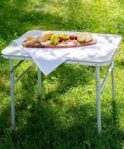 Uitgang 🥰 Tectake - Campingtafel - 75 X 55 Cm - Grijs 🛒 -Kamperen-outdoor Verkoopwinkel 550x550 58