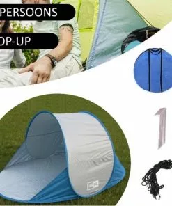 Beste Verkoop 😉 Merkloos Strandtent Opvouwbaar - 195 X 100 X 85 Cm (LxBxH) - Lastpak 🧨 -Kamperen-outdoor Verkoopwinkel 550x550 590
