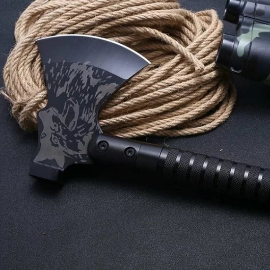 Nieuw 👏 Temz® Multitool Survival Kit - Survival Kit - Hakbijl - Survival Set - Multitool Bijl - Survival Kit Outdoor - Bijl - Survival Tool - Survival Mes - Incl. Multitool Bijl, Survival Mes, Raambreker, Fluitje & Kompas 🔔 7 Nieuw 👏 Temz® Multitool Survival Kit - Survival Kit - Hakbijl - Survival Set - Multitool Bijl - Survival Kit Outdoor - Bijl - Survival Tool - Survival Mes - Incl. Multitool Bijl, Survival Mes, Raambreker, Fluitje & Kompas 🔔 - Afbeelding 7