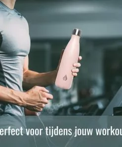 Coupon 🤩 Waterfles Met Rietje Tuit Drinkfles Theefles Volwassenen Drinktuit Sportfles 500ml Duurzaam Cadeau - VANN Thermosfles - Beige 🔥 -Kamperen-outdoor Verkoopwinkel 550x550 683