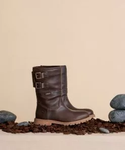 Hete verkoop 🥰 Travelin' Bregenz Dames Leren Outdoorlaarzen - Waterdicht & Ademend - Vibram Zool - Wandellaarzen - Donkerbruin Leer - Maat 41 🌟 -Kamperen-outdoor Verkoopwinkel 550x550 688