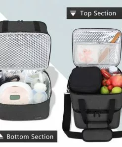 Top 10 β Luxja Melkpomp Opbergtas Voor Werkende Moeders, Tas Voor Melktransport Biedt Ruimte Voor Melkpompen En Koeltas (goed Geschikt Voor Spectra Melkpomp En Medela Koeltas), Zwart π₯