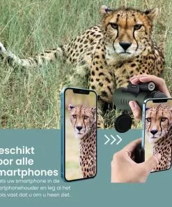 Kopen 🧨 L.O.B. GOODS Luxe Monokijker Groen 12x50 - Monoculair Verrekijker - Vogelkijker - Spotting Scope - Telefoonhouder - Opberghoes - Handriem - Compact & Licht 🔥 -Kamperen-outdoor Verkoopwinkel 550x550 785