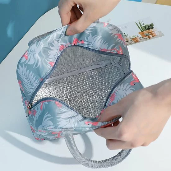 Beste Pirce π₯ Marishop Koeltas - Lunchtas - Volwassenen En Kinderen - Compact & Handig: Zomer - Picknick -School - Lunch - Werk - Grijs Flamingo π 4 Beste Pirce π₯ Marishop Koeltas - Lunchtas - Volwassenen En Kinderen - Compact & Handig: Zomer - Picknick -School - Lunch - Werk - Grijs Flamingo π - Afbeelding 4