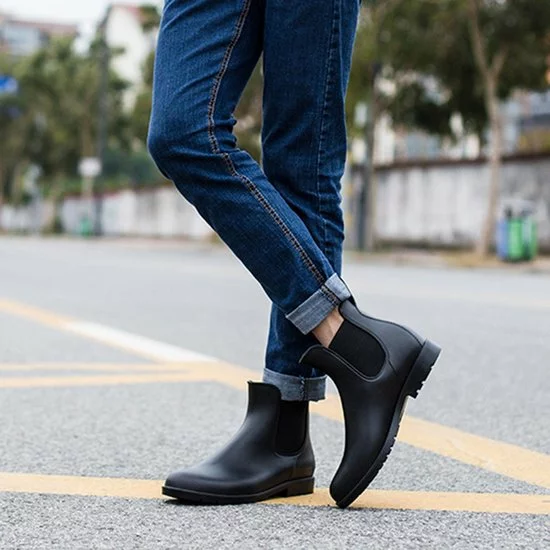 Goedkoop β€οΈ Geweo Regenlaarzen - Wellington Chelsea Laarzen - Kerstmis - Kerstfeest - π Christmas Gift - Middelhoge Schoen - Kort π₯Ύ Boots - Waterdichte - Dames - Zwart - Maat 36 π 9 Goedkoop β€οΈ Geweo Regenlaarzen - Wellington Chelsea Laarzen - Kerstmis - Kerstfeest - π Christmas Gift - Middelhoge Schoen - Kort π₯Ύ Boots - Waterdichte - Dames - Zwart - Maat 36 π - Afbeelding 9