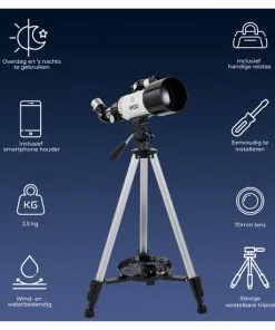 Beste Verkoop 💯 AYOO® Telescoop - Sterrenkijker - 120X Zoom - Volledige Set - Smartphone Houder - Verstelbaar Statief - Draagtas - 70/400mm 🔔 -Kamperen-outdoor Verkoopwinkel 550x550 85