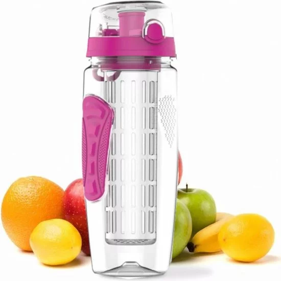 Hete verkoop ❤️ Afecto® | Fruit Fles| Sport Infuser | Water Flessen Met Fruit |1000ml | Drink Fles | Ook Te Gebruiken Als Water Fles | BPA Vrij| Kleur Magenta 🌟 1 Hete verkoop ❤️ Afecto® | Fruit Fles| Sport Infuser | Water Flessen Met Fruit |1000ml | Drink Fles | Ook Te Gebruiken Als Water Fles | BPA Vrij| Kleur Magenta 🌟