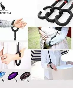 Nieuw ⌛ San Vitale® - Unieke Reversible Windproof Paraplu - Krant Wit 💯 -Kamperen-outdoor Verkoopwinkel 550x552 12