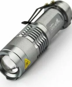 Kopen 🌟 Ultrafire Cree Mini Zaklamp Q5 LED - Zilver 🤩