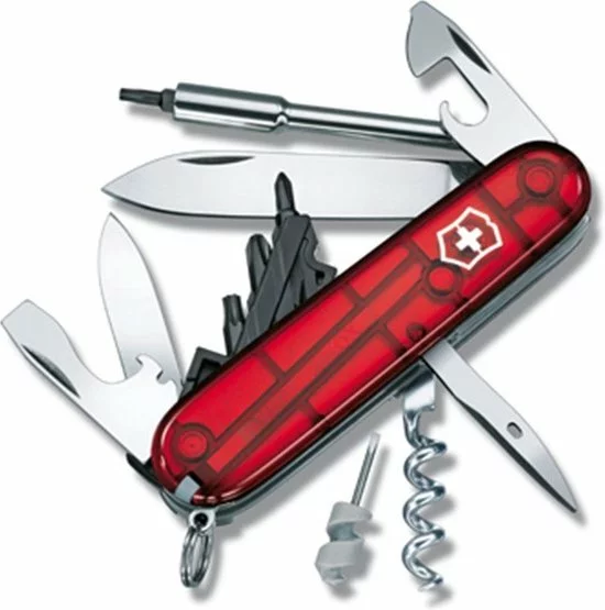 Promo π Victorinox CyberTool 29 Functies Transparant Rood π€© 2 Promo π Victorinox CyberTool 29 Functies Transparant Rood π€© - Afbeelding 2
