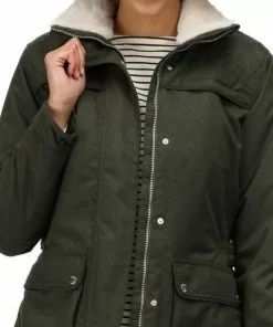Nieuw 💯 De Regatta Linette Jas - Jas - Dames - Waterdicht - GeÃ¯soleerd - Donkergroen 👍 -Kamperen-outdoor Verkoopwinkel 550x556 16
