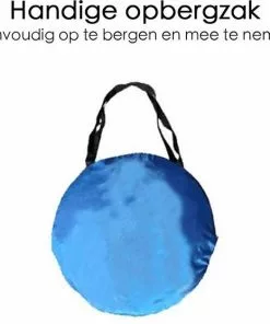 Goedkoopste ❤️ Merkloos Pop-up Tent - Strandtent - Opvouwbaar - Blauw 🔔 -Kamperen-outdoor Verkoopwinkel 550x557