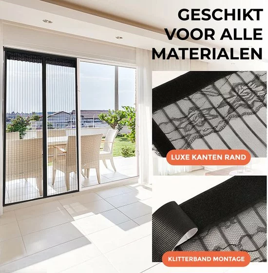 Uitgang βοΈ Nince Vliegengordijn - Deurhor - Deurgordijn - Maat 100 X 210 π 5 Uitgang βοΈ Nince Vliegengordijn - Deurhor - Deurgordijn - Maat 100 X 210 π - Afbeelding 5