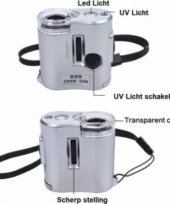 Flash-uitverkoop 🥰 DrPhone 60X Multi-functionele Microscoop Vergrootglas Met UV & Led Licht ✨ -Kamperen-outdoor Verkoopwinkel 550x560 6