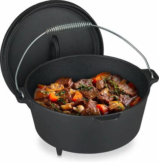 Coupon β Relaxdays Dutch Oven Bbq - 24 Cm - Gietijzeren Pan Met Deksel - Braadpan - Vuurpan Camping π₯ 1 Coupon β Relaxdays Dutch Oven Bbq - 24 Cm - Gietijzeren Pan Met Deksel - Braadpan - Vuurpan Camping π₯