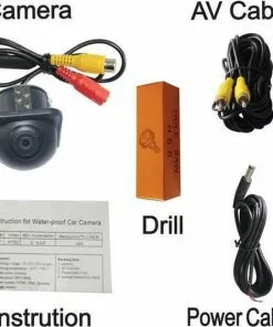 Nieuw 👍 HaverCo Achteruitrijcamera Compact / 170 Graden Wide-view / Kleur / Waterproof ⭐ -Kamperen-outdoor Verkoopwinkel 550x562 5