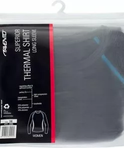 Beste Pirce 🎁 Avento Thermoshirt Superior - Mannen - Zwart/Donkerblauw - Maat S ✔️ -Kamperen-outdoor Verkoopwinkel 550x563 1