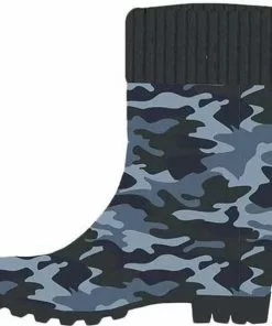 Flash-uitverkoop 👏 Apollo Blauwe Kleuter/kinder Regenlaarzen Camouflage/leger Print Met Voering - Rubberen Laarzen/regenlaarsjes Voor Kinderen 27 🎁 -Kamperen-outdoor Verkoopwinkel 550x564 10