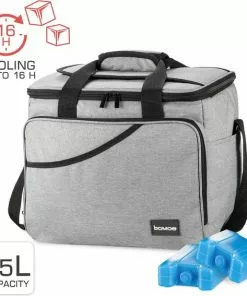 Hete verkoop ✔️ Bomoe Opvouwbare Koeltas IceBreezer KT39 - Koelbox Voor Onderweg - 39x28x29 Cm - 25 Liter - Picknicktas Perfect Voor Barbecues Of Festivals ✔️