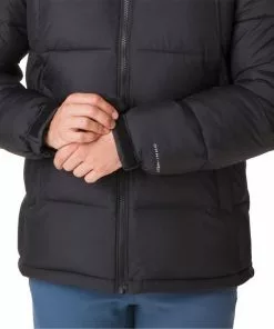Beste Verkoop 🔥 Columbia Pike Lake Hooded Jacket Outdoorjas Mannen - Black ✔️ -Kamperen-outdoor Verkoopwinkel 550x577 1