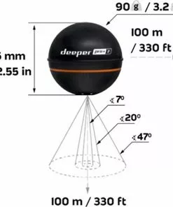 Goedkoop 🤩 Deeper Smart Sonar PRO+ 2 - Fishfinder - Zwart 😍 -Kamperen-outdoor Verkoopwinkel 550x577 15