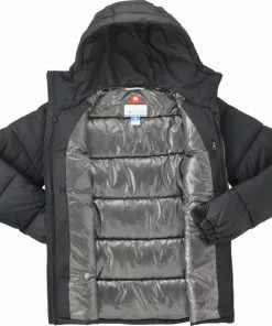 Beste Verkoop 🔥 Columbia Pike Lake Hooded Jacket Outdoorjas Mannen - Black ✔️ -Kamperen-outdoor Verkoopwinkel 550x577 2