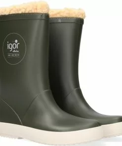 Flash-uitverkoop 😀 Igor - Regenlaarzen Voor Kinderen - Splash Nautico Borreguito - Kakigroen - Maat 33EU 😀 -Kamperen-outdoor Verkoopwinkel 550x579 6