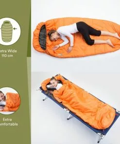 Beste recensies van 🌟 Skandika Vegas-L XXL Slaapzak - Slaapzakken - Slaapzakken Volwassen – Mummie Slaapzak - Unisex - Katoen, Luxe Kwaliteit, Koppelbaar, 3 Seizoenen, 220 X 110 Cm, -12° Tot -15°C, Outdoor Kampeerslaapzak – Ritssluiting Links - Zwart/oranje 🛒 -Kamperen-outdoor Verkoopwinkel 550x585 3