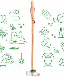 Goedkoopste 🎁 Merkloos CleanWalk - Wandelstok En Afvalprikker Ineen! Handgemaakt In Amsterdam - Duurzaam Kastanje Hout - Lengte 130 Cm - Pelgrimsstaf Ontwerp. Gratis Verzending ⭐