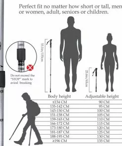 Begroting 🔔 Isoproducts Gecertificeerd. Nordic Walkingstokken Hitech - Verstelbaar. Zwart/zilver - Let Op. Incl Een Paar Extra Setjes Voetjes. Niet Goed,,geld Terug. 💯 -Kamperen-outdoor Verkoopwinkel 550x590
