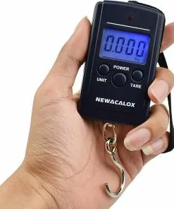 Coupon 🤩 Newacalox Digitale Weegschaal Met LCD Scherm 10g Tot 40kg - Hangweegschaal - Vis Weegschaal - Kofferweegschaal - Kofferweger - Bagageweger 😍 -Kamperen-outdoor Verkoopwinkel 550x592 3